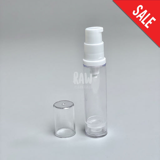 10Pc 5Ml/10Ml Reusable Airless Pump Bottles 10Ml / White Packaging
