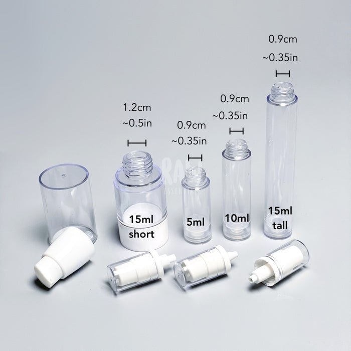 Reusable Airless Pump Bottles Packaging