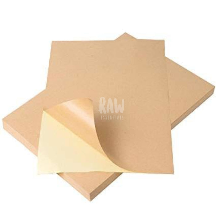 100Sheets Printable Kraft Sticker Paper Labels