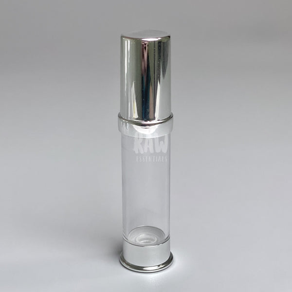 Reusable Airless Pump Bottles - Metallic 10Ml / Silver Packaging