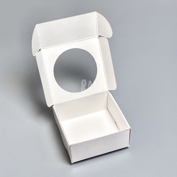 2.75 X 0.8 Square Box W/ Window (Pack Of 50) Packaging