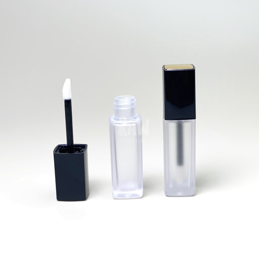20Pcs 5Ml Lip Gloss Tube Bottles - Black & Gold Packaging