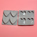 2Pc Heart Silicone Mold (Deformed)
