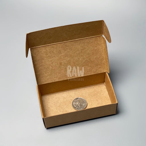 4 X 2.2 1.1 Narrow Rectangle Box (Pack Of 50) Kraft Brown Packaging