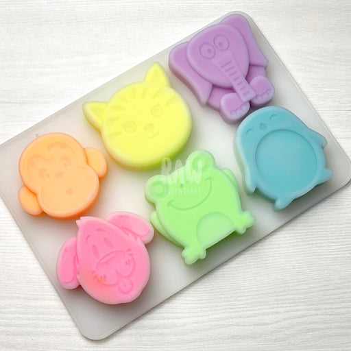 6-Cavity Animals Silicone Mold Soap