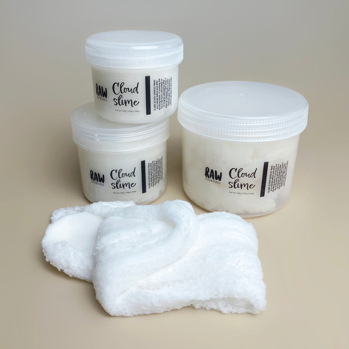 Slime Rant Base Cloud Slime Base - 80g / 150g / 250g – Raw Essentials