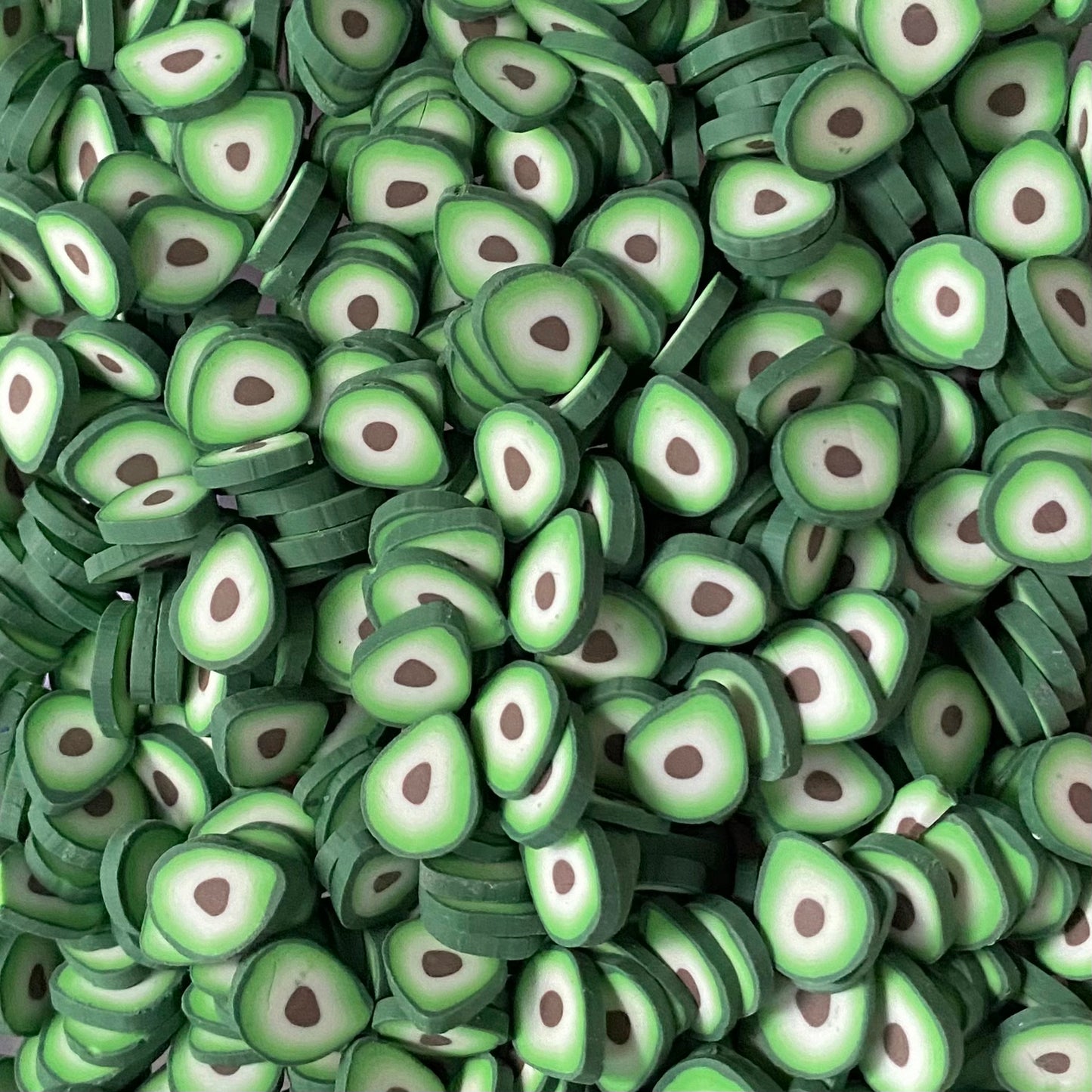 Plastic Polymer Fimo Fruit Slices for crafts (10mm)