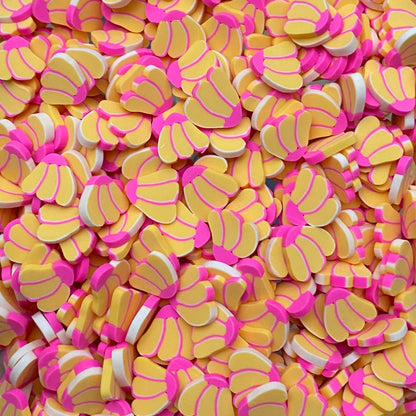 Plastic Polymer Fimo Fruit Slices for crafts (10mm)