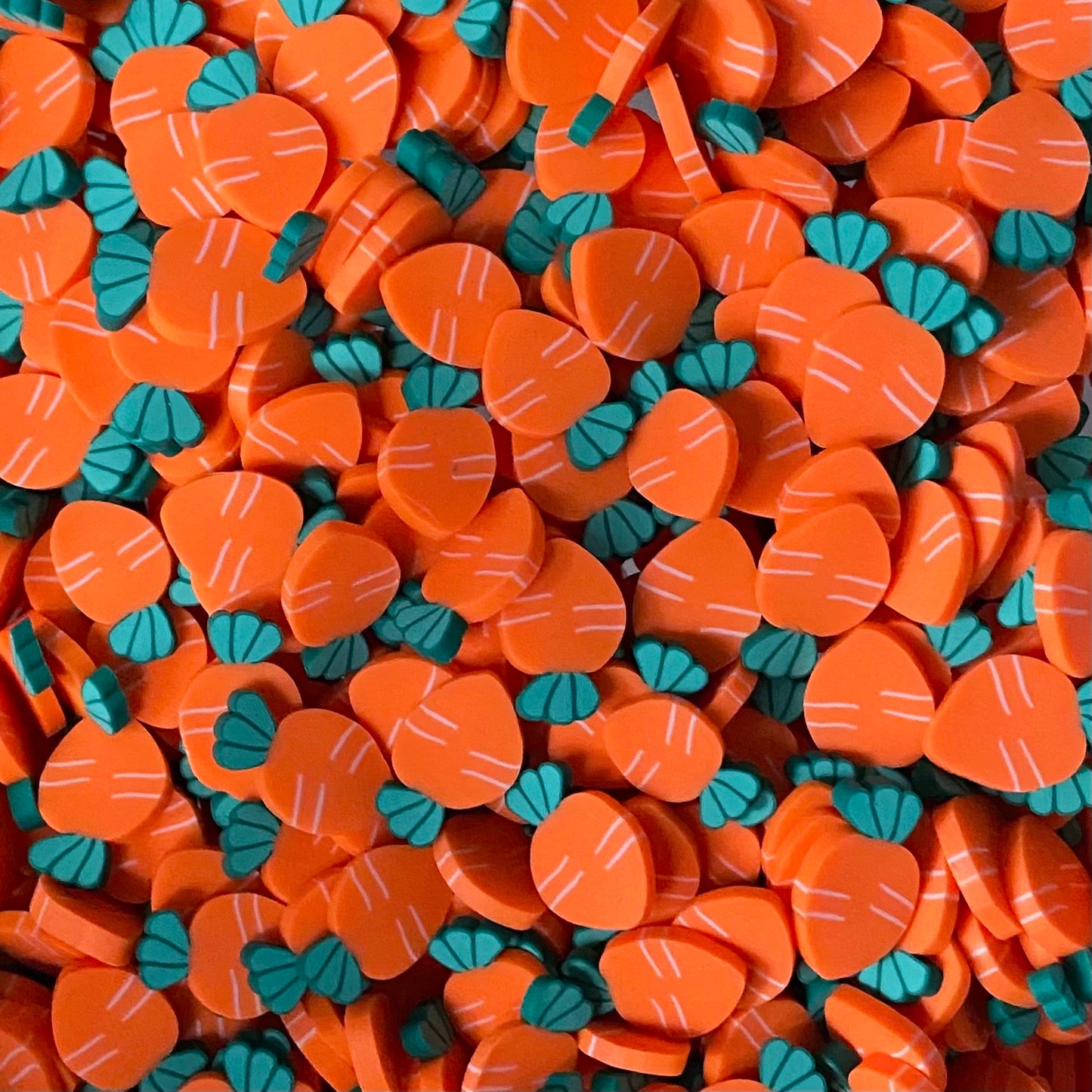 Plastic Polymer Fimo Fruit Slices for crafts (10mm)