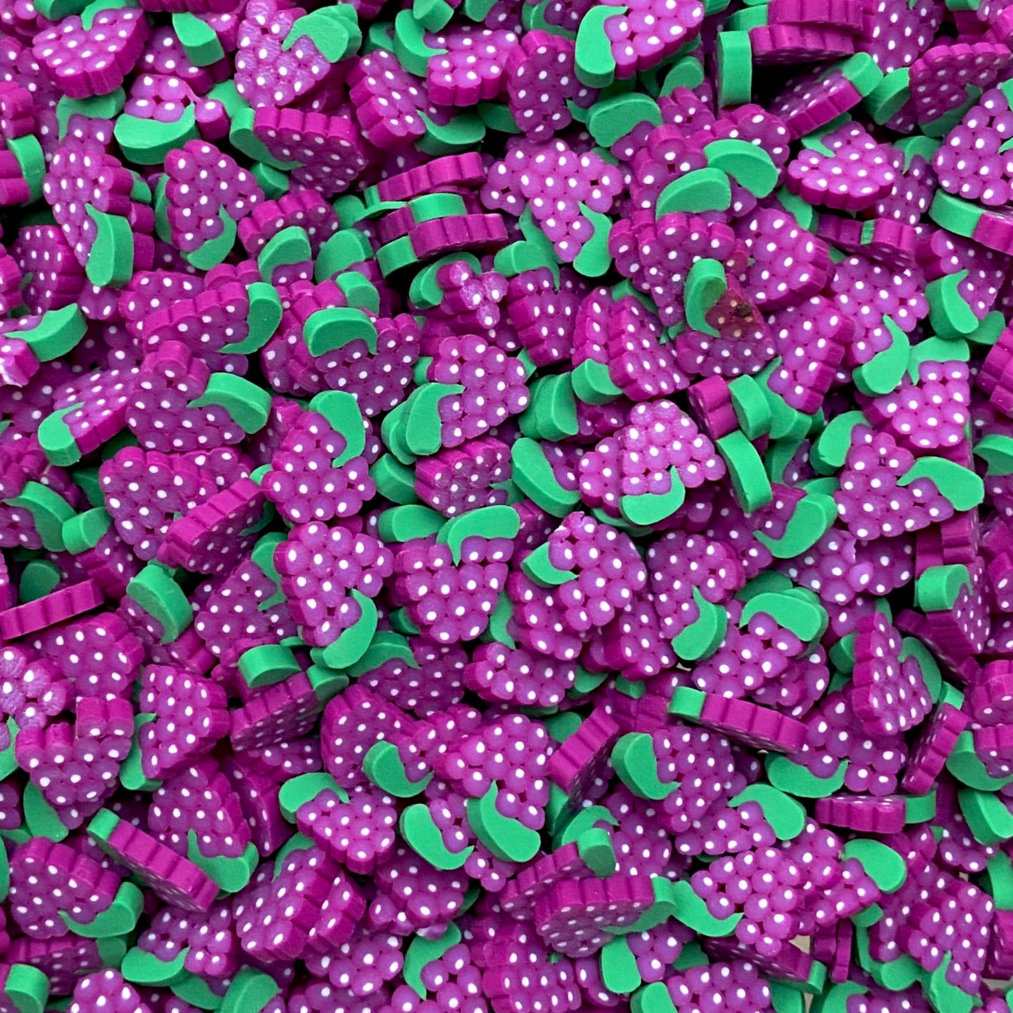 Plastic Polymer Fimo Fruit Slices for crafts (10mm)