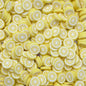 Plastic Polymer Fimo Fruit Slices for crafts (10mm)