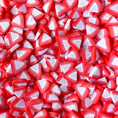 Plastic Polymer Fimo Fruit Slices for crafts (10mm)