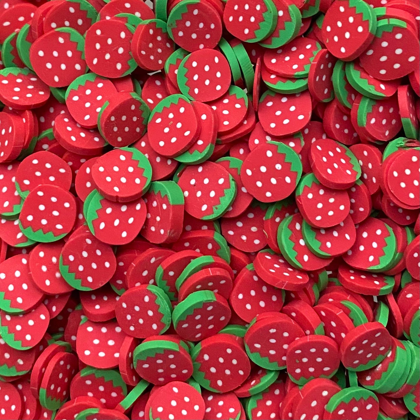 Plastic Polymer Fimo Fruit Slices for crafts (10mm)