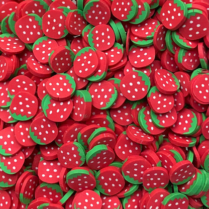 Plastic Polymer Fimo Fruit Slices for crafts (10mm)