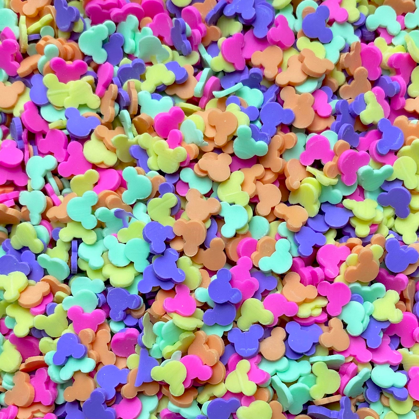 Animal themed Polymer Sprinkles for crafts - Mickey Mouse | Dolphin | Penguin | Ladybug