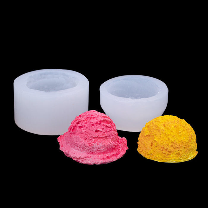 3D Ice Cream Scoop Silicone Mold