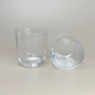 300ml Rounded-Bottom Glass Candle Jars 8x9cm