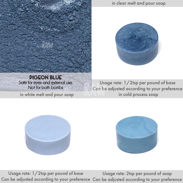 Blue/green Mica Powders - 5G & Neon Pigments