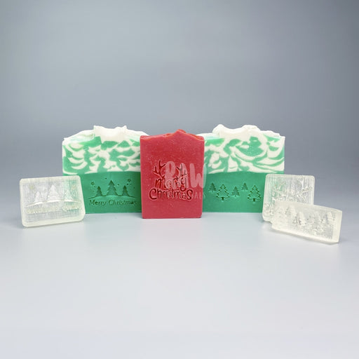 Christmas-Themed Soap Stamps (With Handle)