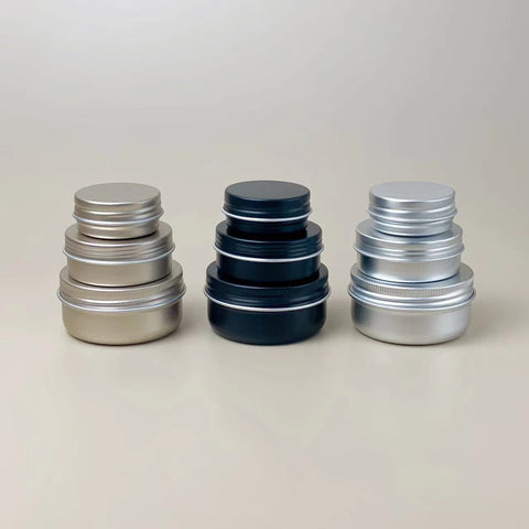 WHOLESALE Flat Aluminum Tin Can/Jar (10g, 25g, 50g)