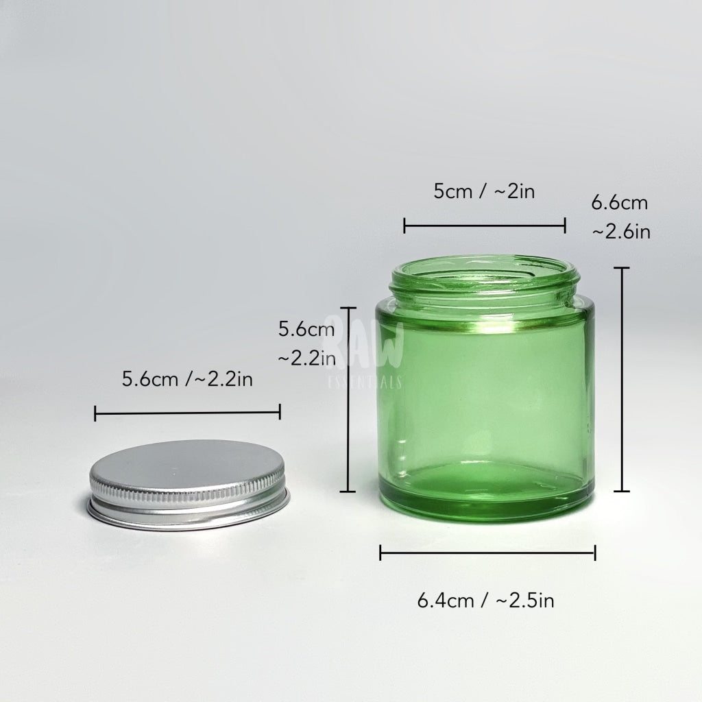 Green Glass Jar 100Ml / 250Ml