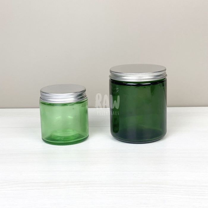 Green Glass Jar 120Ml / 250Ml Packaging
