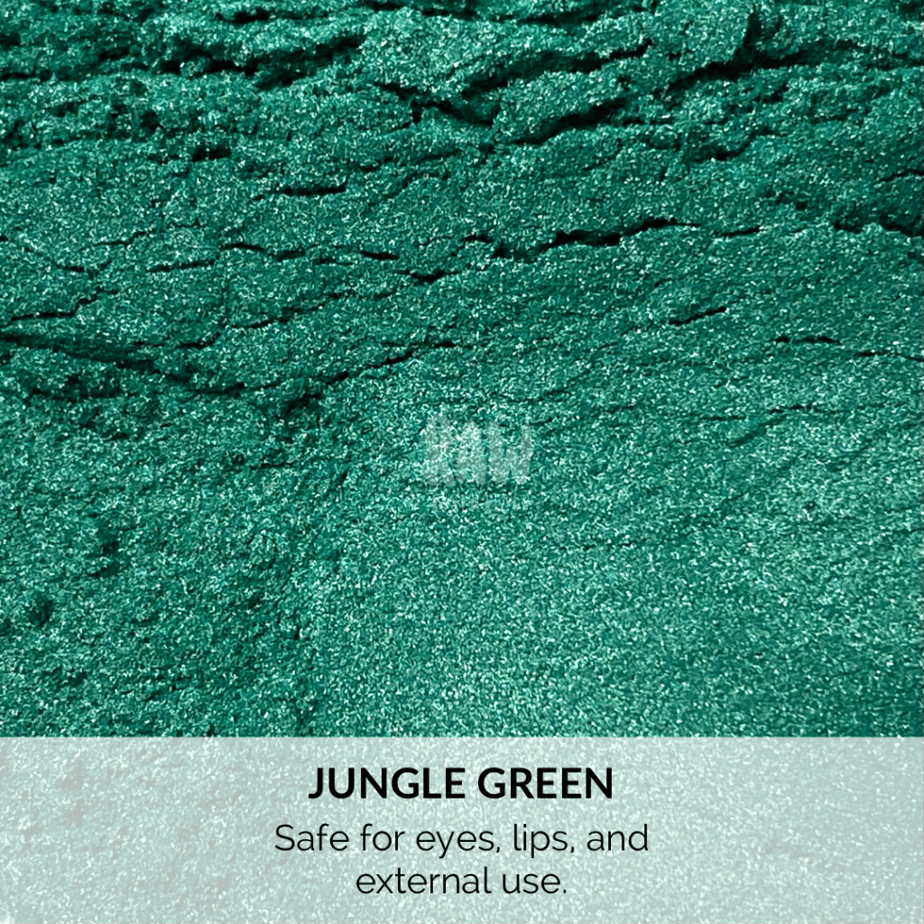 Green Mica Powder For Soap Cosmetics And Resin - 5G Jungle Powders & Neon Pigments