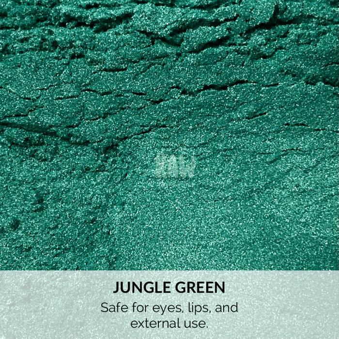 Green Mica Powder For Soap Cosmetics And Resin - 5G Jungle Powders & Neon Pigments