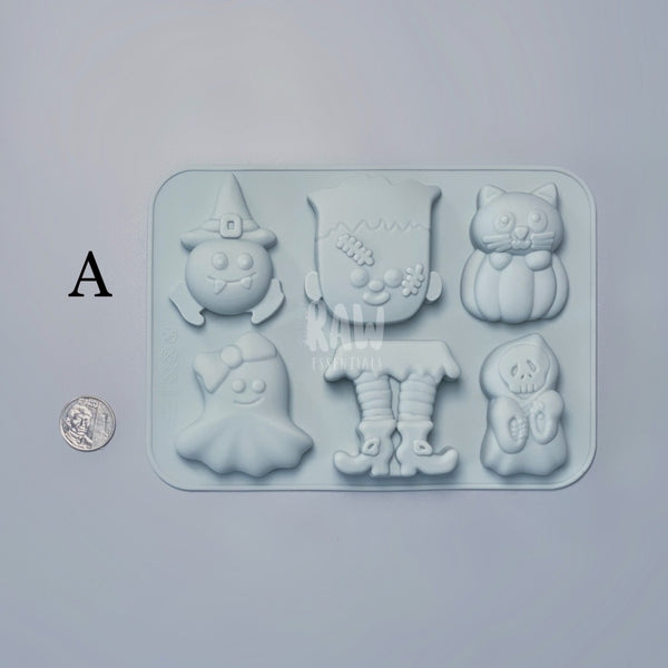 Halloween-Themed Silicone Mold A