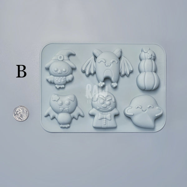 Halloween-Themed Silicone Mold B