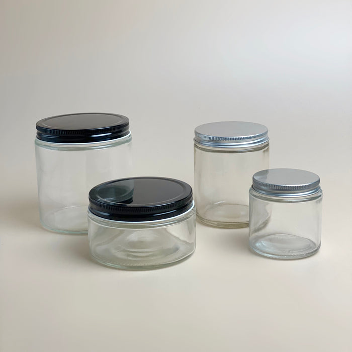 Transparent Glass Candle Jar 120ml / 200ml / 250ml /500ml