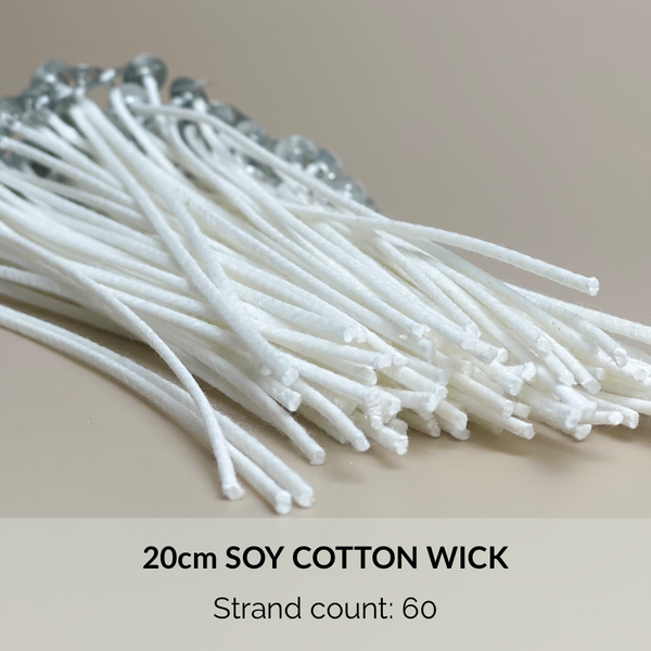 20pc/100pc 24 | 35 | 40 | 50 | 60 | 72-strand Soy Cotton Wick for candles