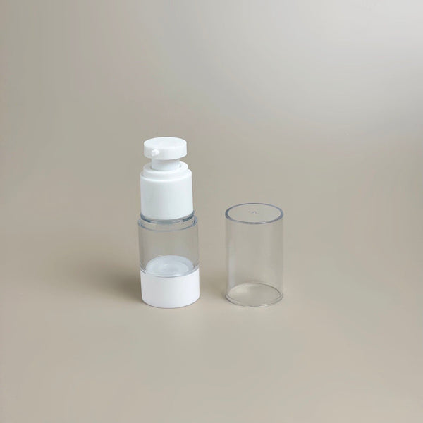 Airless Pump Bottles for Serum / Lotion / Cream (Reusable)