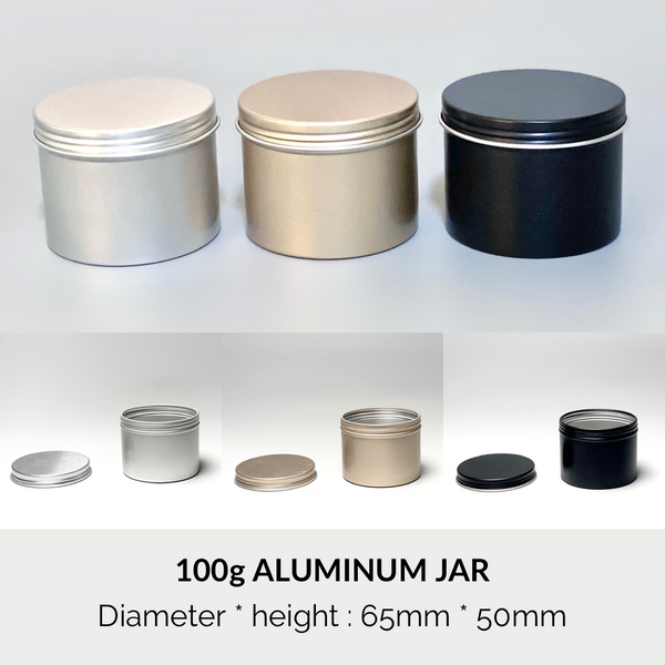 WHOLESALE 80ml, 100ml, 150ml Aluminum Jar / Tin Can