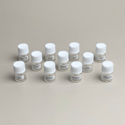 Fragrance oil sniffing set