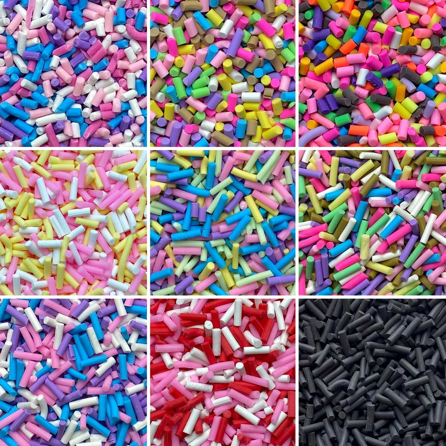 NOT EDIBLE! Polymer Sprinkles for slime and crafts - 10g / 50g
