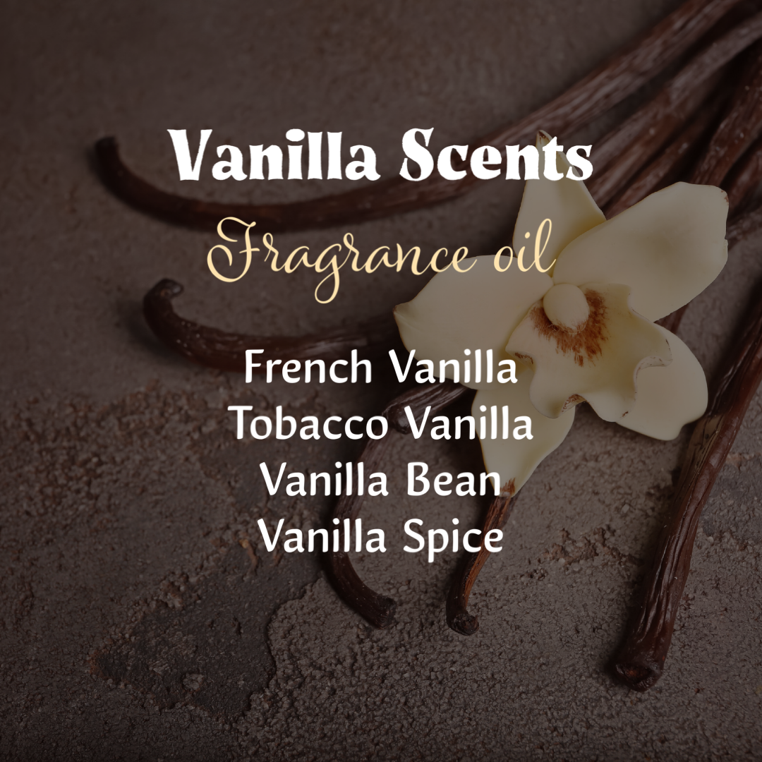 Vanilla Fragrance Oils for Soap and/or Candles (20g-50g)