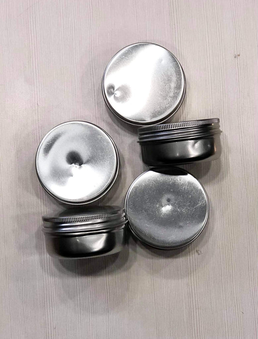 SALE Aluminum/Tin Jars - Dented
