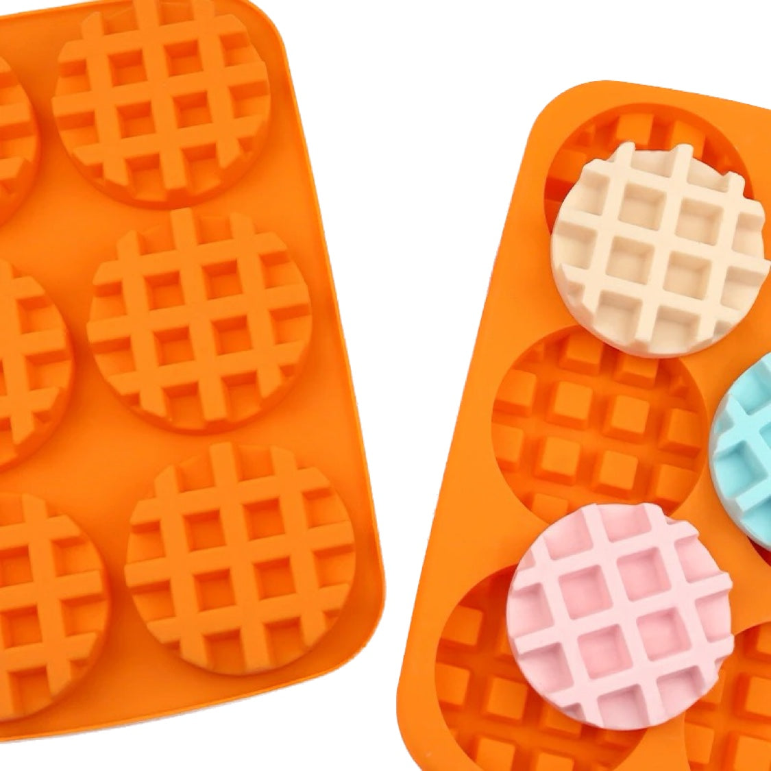 Waffle Silicone Molds - assorted