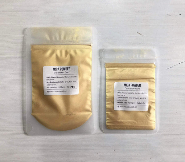 Yellow/Gold/Orange Mica Powder for Soap, Cosmetics, Resin, Slime - 5g / 25g