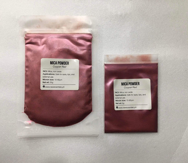 Pink/Red Mica Powder for Soap, Cosmetics, Resin, Slime - 5g / 25g