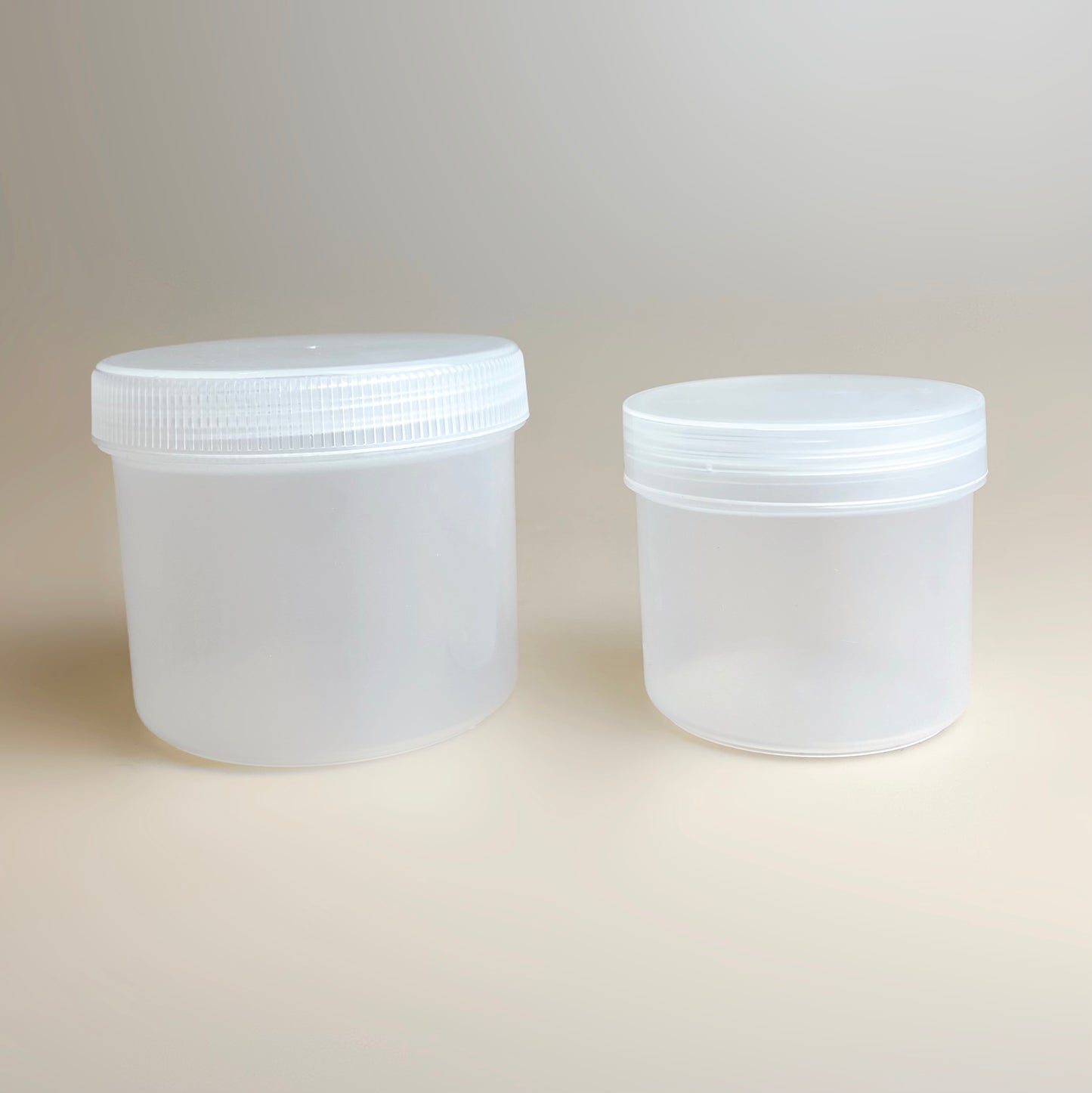 Frosted PP Jar with inner lid - 10g | 30g | 50g | 80g | 100g | 150g | 200g | 250g