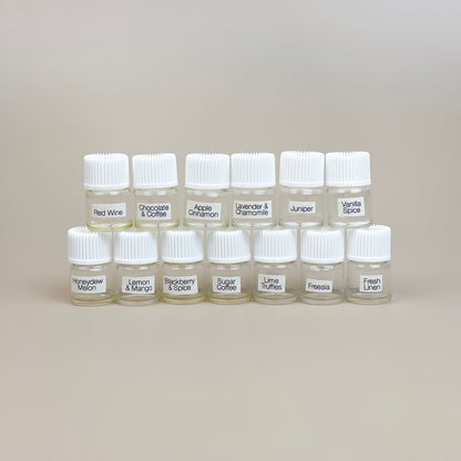 Fragrance oil sniffing set