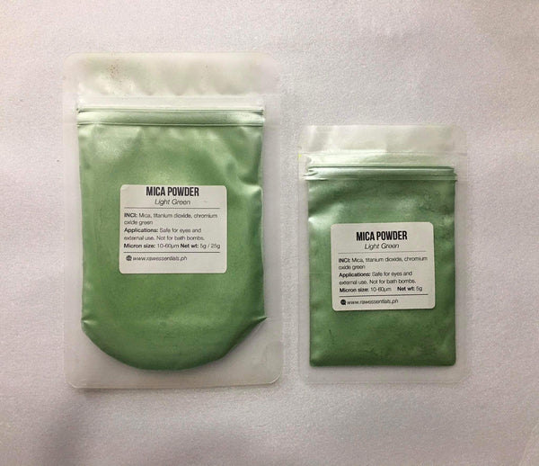 Green Mica Powder for Soap, Cosmetics, Resin, Slime - 5g / 25g