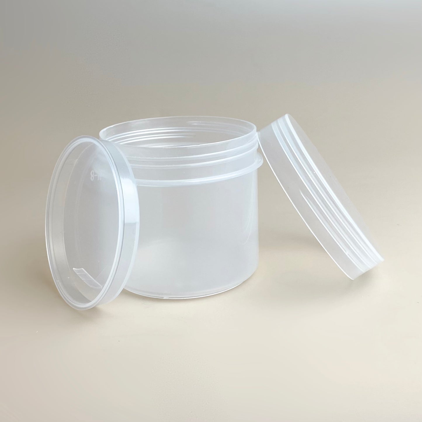 Frosted PP Jar with inner lid - 10g | 30g | 50g | 80g | 100g | 150g | 200g | 250g