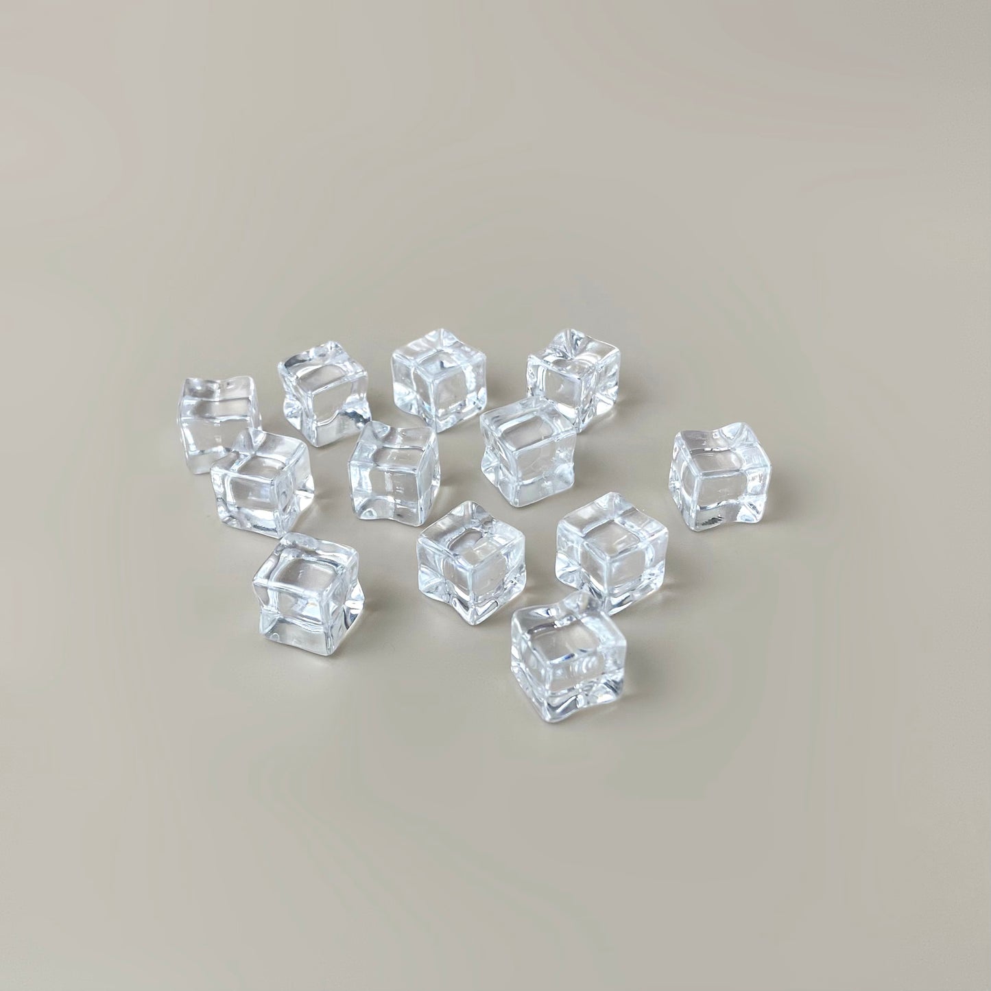 12pc Fake Ice Cube Topper - 12mm | 15mm | 18mm