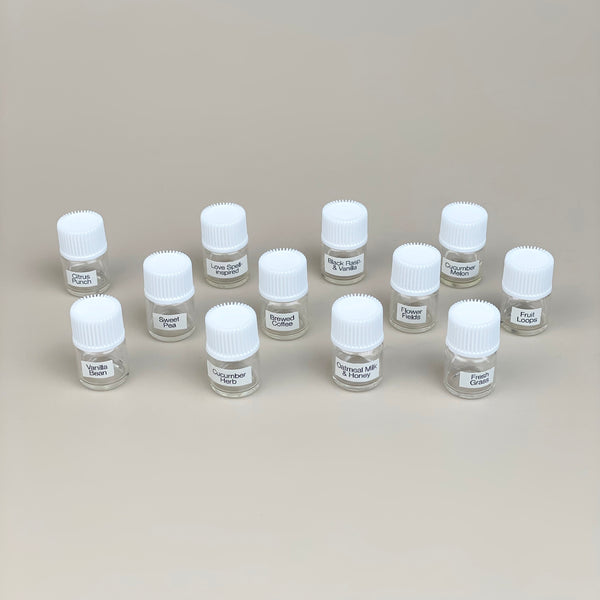 Fragrance oil sniffing set