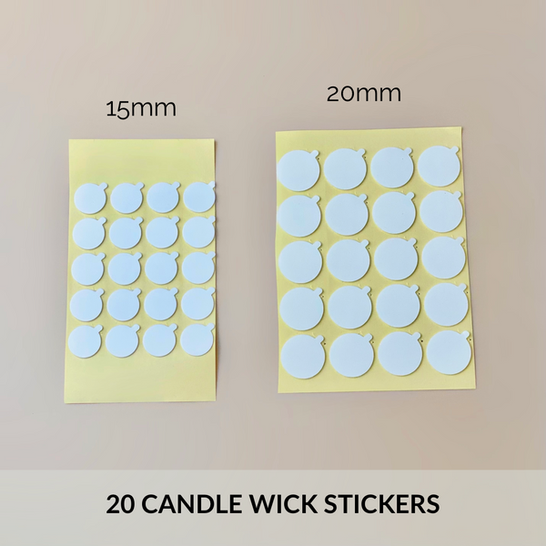 Candle Wick Lift Tab Stickers | Wick Holder | Wick Bar | Wick Centering Tool