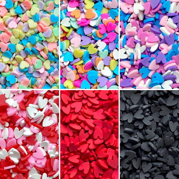 Polymer Heart / Valentine / Lip Sprinkles for Slime - 10g / 50g