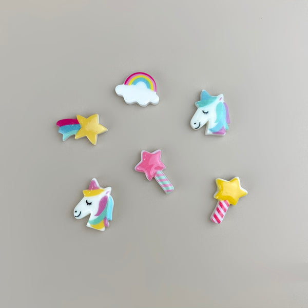 Unicorn-themed Charms for Crafts - DIY resin accessories